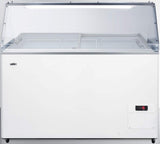 Summit Appliance NOVA35PDC 43 Wide Fully Assembled Commercial Dipping Cabinet with Digital Thermostat, Sneezeguard, Light, Manue