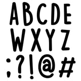 CASUAL BLACK 5IN LETTERS
