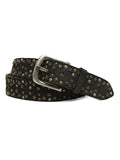 Art N Vintage Belts For Womens Ladies Fashion Leather Belt For Dress With Studded Metal Buckle Handcrafted Waist Belt Blac
