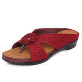 Ortho Joy Fancy Doctor Slippers | Soft Sandal For Women | Comfortable Footwear For Women,Maroon,7,B09VLBZ4BB