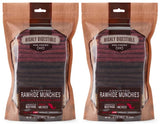 Highly Digestible Assorted Basted Beefhide Rawhide Munchies Chew Stick Dog Treats - Handcrafted, Slow Baked, Probiotics, Long La