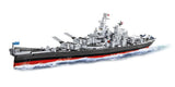 Cobi Historical Collection World War Ii Iowa-Class Battleship, 4-In-1 Executive Edition, 2685 Pieces