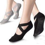 Zevon WomenS Grip Socks | Anti Skid Yoga Pilates Gym Socks 1 Pair