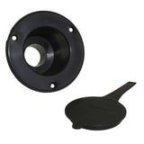 Scandvik Cap & Container For Recessed Shower - Black