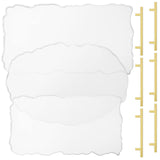 Hoolerry 9 Pcs Large Resin Tray Molds with Gold Handles Silicone Irregular Casting Epoxy Molds Agate Geode for DIY Crafts Making