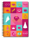 A6 Size Plain Pages Graphic Diary 8