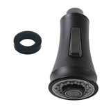 Kingston Brass KDH8810 Made to Match 2-Function Pull-Down Kitchen Faucet Sprayer Head, 2-1/16 showerhead, Matte Black
