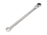 TEKTON 23 mm Long Fixed/Flex Head 12-Point Ratcheting Box End Wrench | WRB35423