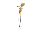 Kohler REC31657-G-2MB Prone 3-in-1 combo shower kit, 1.75 gpm, Vibrant Brushed Moderne Brass