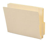 Smead End Tab File Folder, ShelfMaster Reinforced 4 High Tab 11/8 Up from Bottom, Letter Size, Manila, 100 per Box (24179)