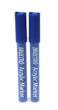 Brustro Acrylic (Diy) Marker Blue Pack Of - 2 (For Craftworks, School Projects, And Other Presentations)