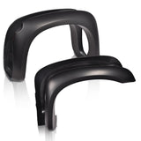 PIT66 Fender Flares Compatible with Dodge Dakota Crew Cab Pickup 2005-2011, Smooth Black Bolt-on Wheel Cover Protector 4pcs