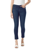 INKD Women's Buttersoft Mid-Rise Skinny Fit Jeans- Stretchable,Super Sapphire