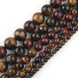 6mm Onyx Agate Color Tiger-Eye Natural Stone Beads Round Loose Beads for Jewelry Making Yochus DIY Beads Bracelet Necklace