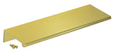 #3306-6 in. CKP Brand Back Mount Finger Pull, Brushed Gold - 10 Pack