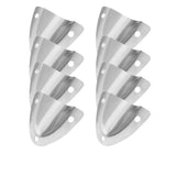 8PCS Stainless Steel Clam Shell Boat Vent Hose Cable Clam-Shell Cover Yacht Ship Accessory Hardware(55x63mm x 8pcs)