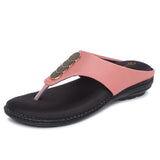 Ortho Joy Fancy Doctor Slippers | Stylish Chappal For Women | Comfortable Sandals For Women Stylish,Light Pink,4,B0B15HFVDB