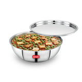 AVIAS Riara Triply Stainless Steel Tasla with SS Lid, 3500ml, 26cm