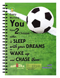 Amblitz Spiral Notebook (Unruled), 5 Subjects - 500 Pages, 70 Gsm, 22 * 29 Cm.
