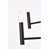 Living District Indoor Modern Home Decorative Bright Ceiling Carmella 6 Lights Pendant In Black