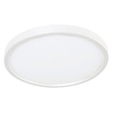 Edge 12 Round LED Flush Mount - White