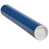 JAM Paper 3 x 24 Mailing Tube - Blue - Sold Individually
