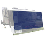 Leaveshade RV Awning Sun Shade Screen Tentproinc 7' X 17' 3''- Navy Blue Mesh Sunshade Block Patio Front Sun Light Motorhome Cam