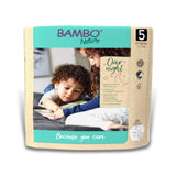 Bambo Nature Hypoallergenic Overnight Baby Diapers, Eco-Labeled Overnight Diapers, Totally Chlorine-Free, Skin Friendly, Super A