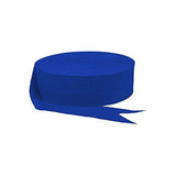 Vibrant Jumbo Bright Royal Blue Crepe Roll 500 Feet (1 Piece) Premium Quality, Perfect for Events & Parties