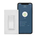 Leviton D215S1BW Decora Smart WiFi, No Hub Required (2nd Gen) 15A Light Switch