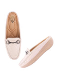 Shoetopia Smart Casual Cream Loafers For Women & Girls-Eu39,Cream,6,B0D2RN383S