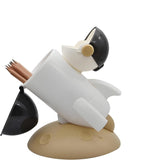LOOKMINT Mini Rocket Astronaut 2 IN 1 Sculpture Pen Pencil Holder Organizer | Creative Shape Office & Home Desktop Accessories P