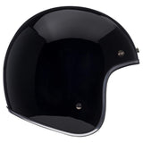 Bell Custom 500 Open-Face Motorcycle Helmet (Gloss Black - Small)