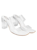 Shoetopia Stylish Trasparent Detailed White Block Heels For Women & Girls /Eu37,White,4,B0CVBD2JXL