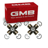 2 pc GMB Rear Shaft All Universal Joints compatible with Suzuki Samurai 1985-1995
