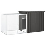 vidaXL Rabbit Cage for Indoor/Outdoor Use Spacious Design with 78.7x35.8x39.4 Dimensions, Galvanized Steel Construction, An