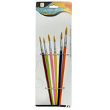 Luoshi Nylon Paint Brush Set For Acrylic And Watercolor Painting (Round)