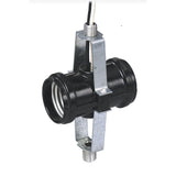 Leviton 4015D4F Medium Base 2Light Twin, Phenolic MultiCluster Incandescent Lampholder, Keyless, 1/8IPs Male top & Bottom Bra