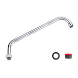 Commercial Faucet Swivel Spout Replacement: 14 Add-on Swing Nozzle Spout - Chrome Polished Spout Replacement Part For Commercial