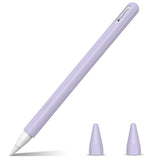 Fintie Silicone Sleeve for Apple Pencil Pro & Apple Pencil 2nd Generation, Light Pen Skin Case Cover Soft Protective Grip Holder