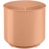 Cooler Kitchen Extra Large and Sturdy Rotating Utensil Holder Caddy with No-Tip Weighted Base, Removable Divider, and Gripped Insert | Rust Proof and Dishwasher Safe