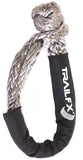 TrailFX Shackle Rope 7/16 Inch HMPE Synthetic Rope 7,500 Pound Working Load Limit 30,000 Pound Break Strength Black Single Trail