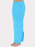 Clovia Womens Petticoat Style Saree Shapewear With Side Slit (Sw0023P47_Blue_S)