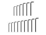 TEKTON Flat End Hex L-Key Set, 15-Piece (7/16-3/4 in., 11-19 mm) | KLX90301