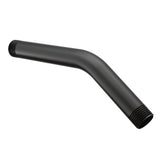 Moen Matte Black 8Inch Standard Shower Arm with 1/2Inch Universal Threads, 123815BL