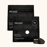 ProMix Nutrition Whey Protein Isolate Powder, 31g Grass Fed Whey Isolate, 6.6g BCAAs, Gluten Free, Keto Friendly, Cookies & Crea