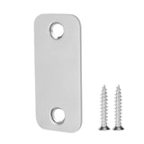 Siwil Door Edge Hole Filler Plate 1 x 2-1/4 , Deadbolt Cover Plate, Stainless Steel Brushed Nickel - 1 Pack