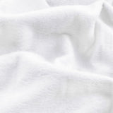 Entisn Minky Fabric by The Yard, 2 Yards x 60 Inch Wide Pre-Cut Minky Fleece Fabric White Cuddle Minky Fabric, Soft Plush Fabric