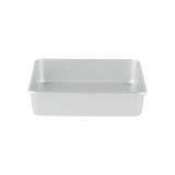 Restaurantware 8x8 Cake Pan - 1 Count Aluminum Square Baking Pan With Straight Sides - Oven-Safe Layer Cake Pan For Even-Heated