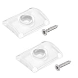 Glass Shower Door Bumpers for Glass Sliding Doors, Wall Jamb Bumper with Screws for Use with Sliding Tub Enclosure Sliding Showe